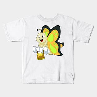 Butterfly with Honey Kids T-Shirt